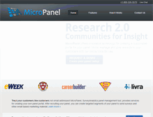 Tablet Screenshot of micropanel.com