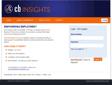 Tablet Screenshot of cbinsights.micropanel.com